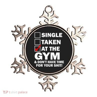 Single Taken At The Gym Ornament