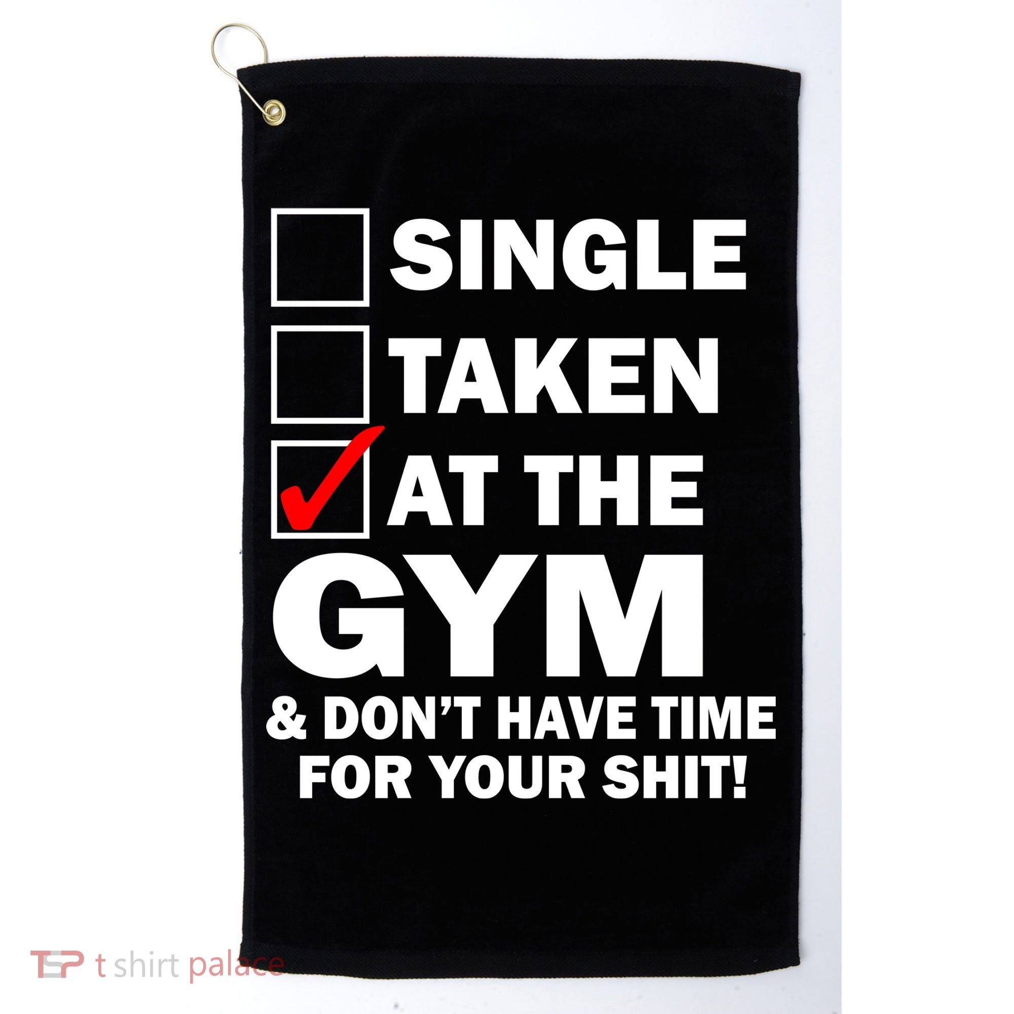 Single Taken At The Gym Golf Towel