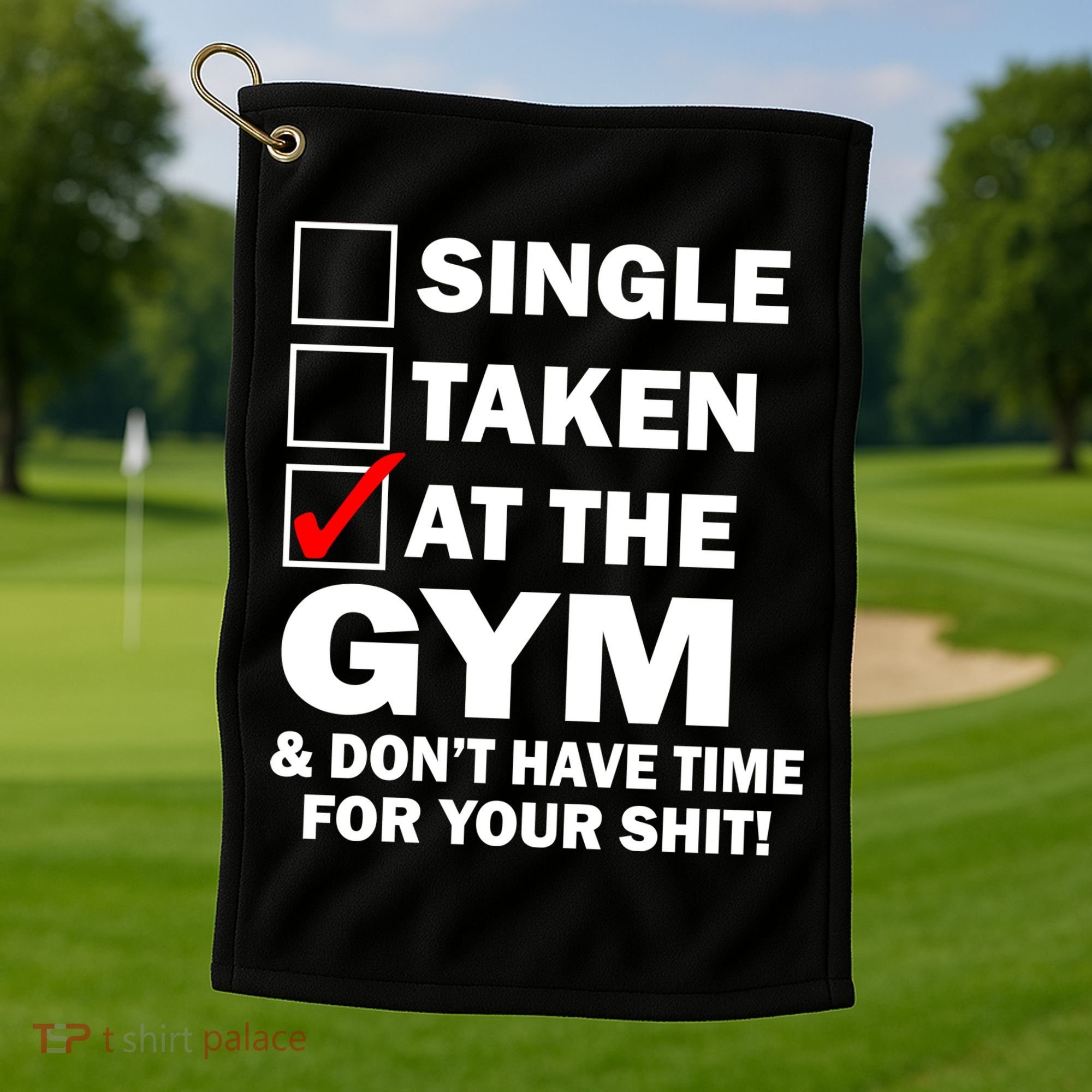 Single Taken At The Gym Golf Towel