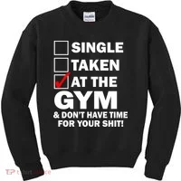 Single Taken At The Gym Kids Sweatshirt thumb 0