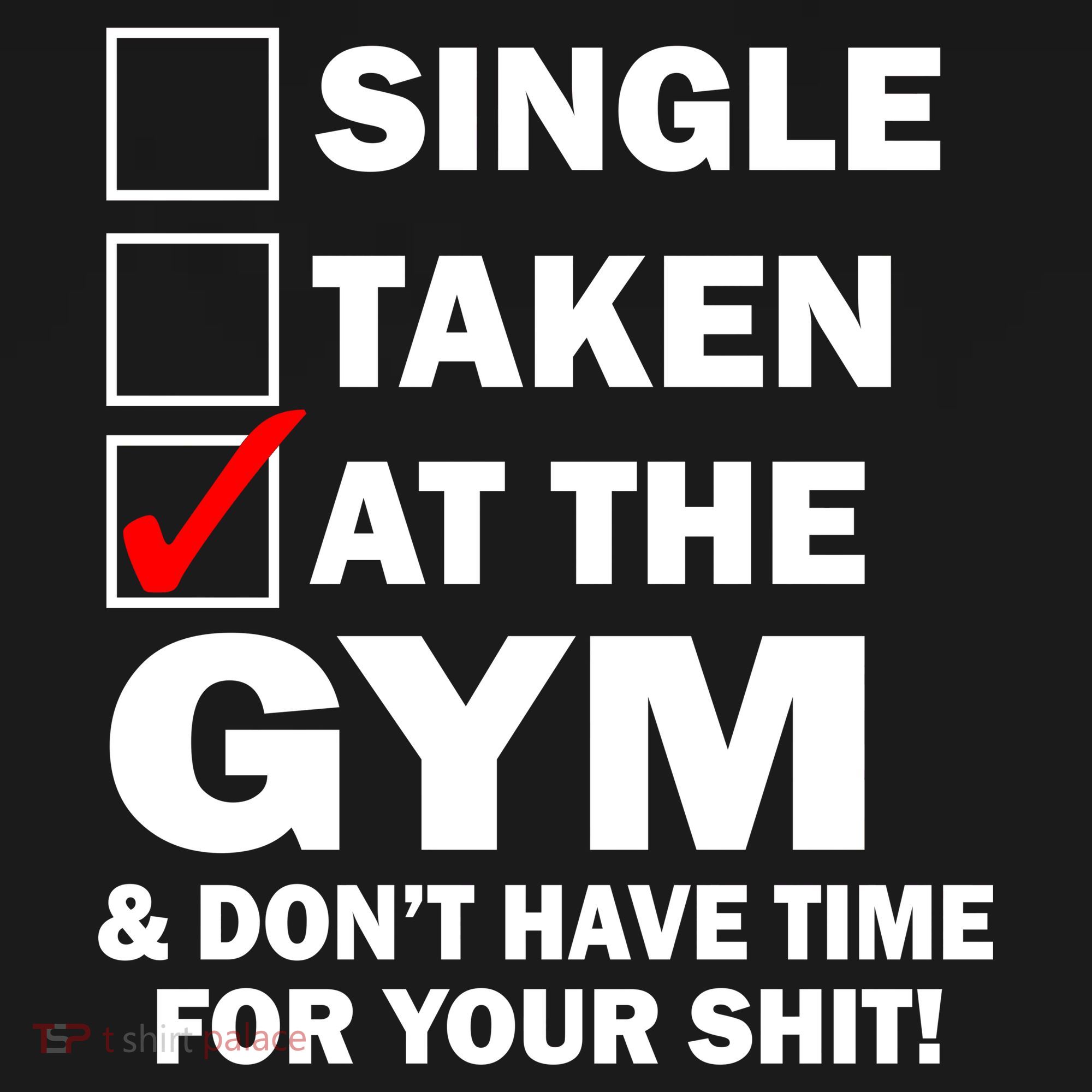 Single Taken At The Gym Kids Sweatshirt