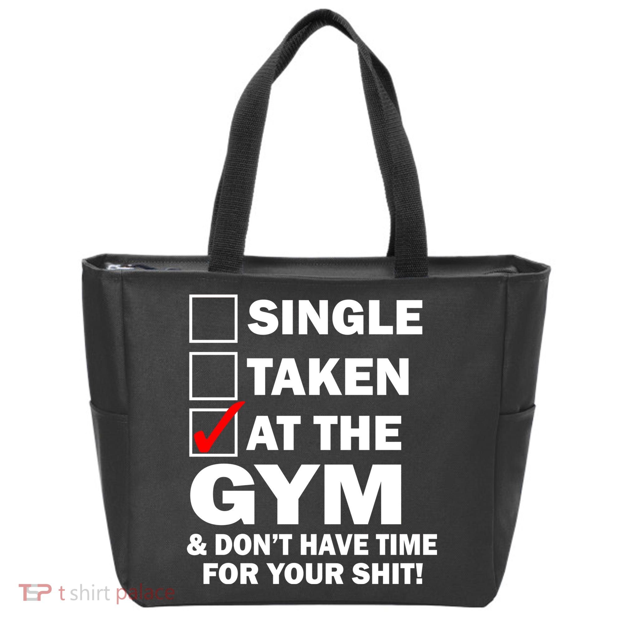 Single Taken At The Gym Tote Bag