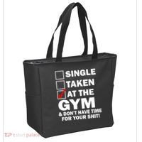 Single Taken At The Gym Tote Bag thumb 2