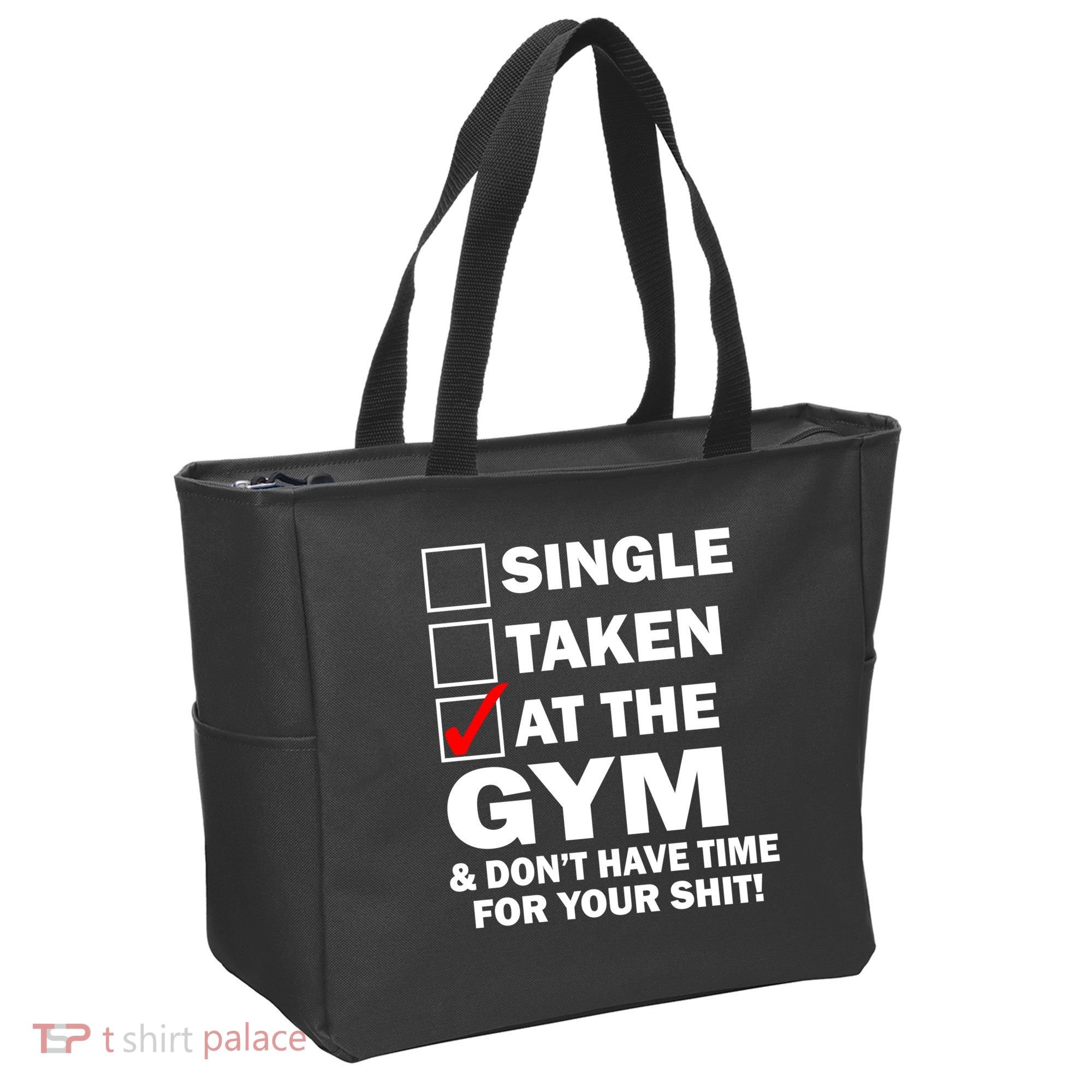 Single Taken At The Gym Tote Bag