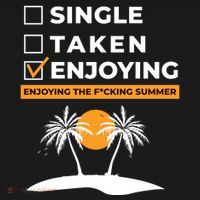 Single Taken Enjoying Summer Coaster thumb 2