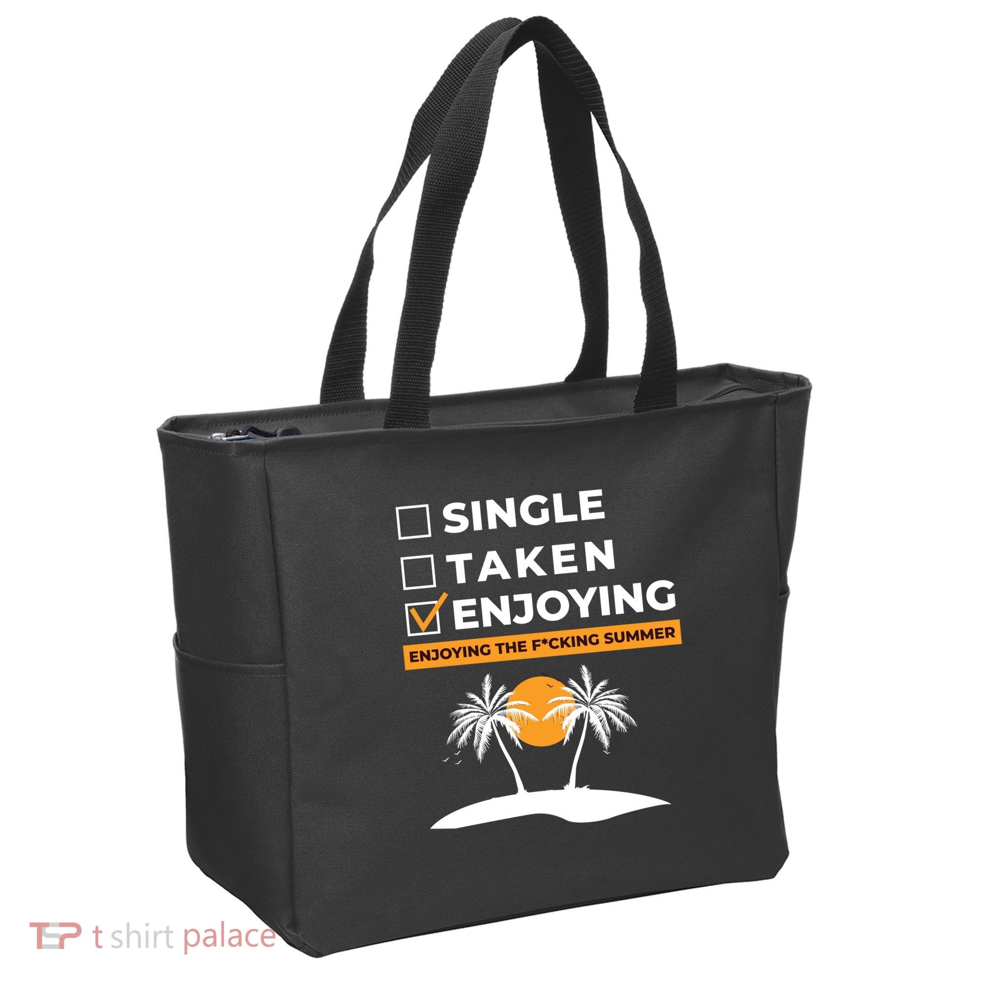 Single Taken Enjoying Summer Tote Bag
