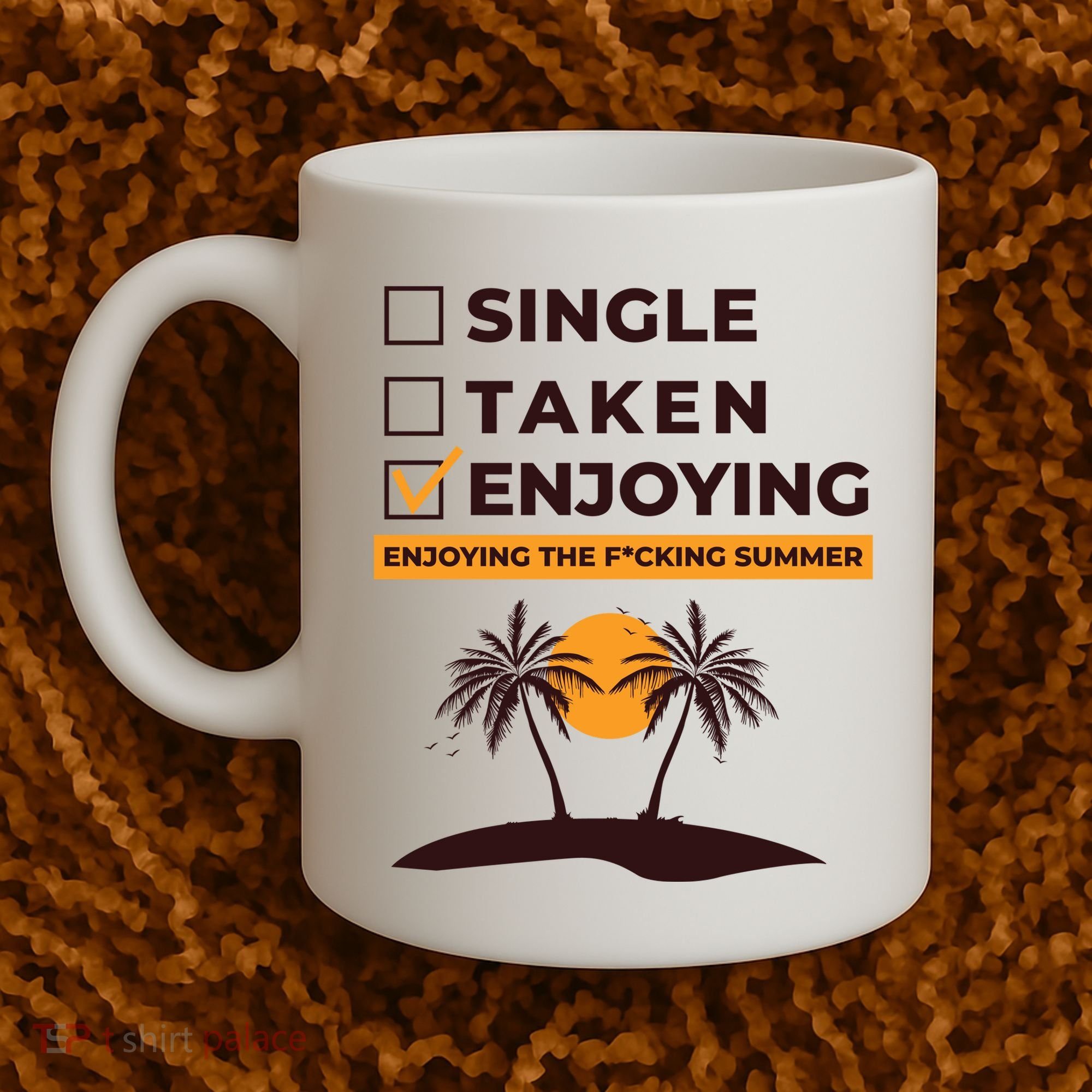 Single Taken Enjoying Summer Coffee Mug