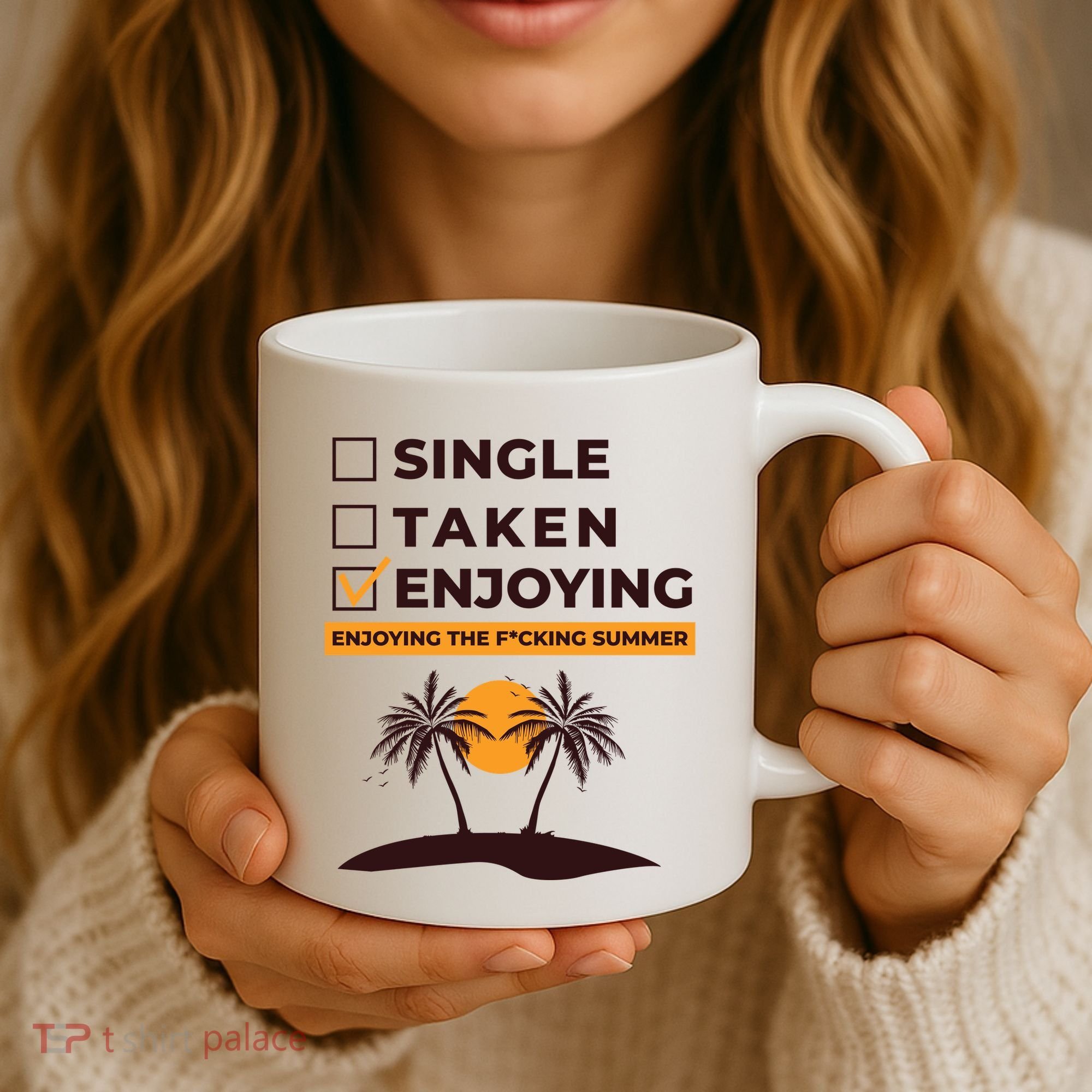 Single Taken Enjoying Summer Coffee Mug