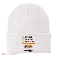 Single Taken Enjoying Summer Beanie thumb 0