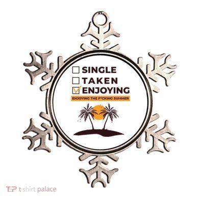 Single Taken Enjoying Summer Ornament