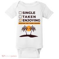 Single Taken Enjoying Summer Baby Bodysuit thumb 0