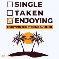 Single Taken Enjoying Summer Toddler T-Shirt thumb 4