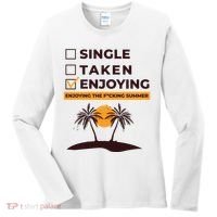 Single Taken Enjoying Summer Women's Long Sleeve Shirt thumb 0