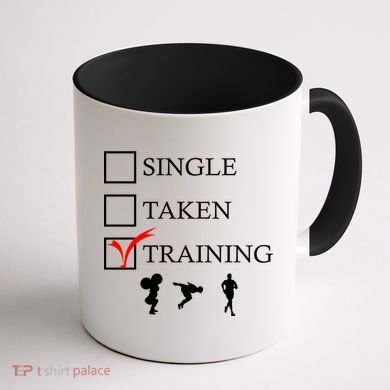 Single Taken Training Coffee Mug back
