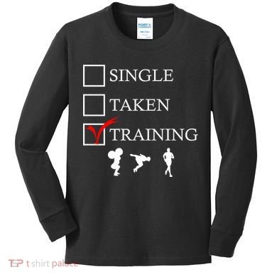 Single Taken Training Kids Long Sleeve Shirt