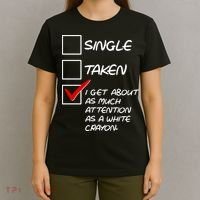Single Taken White Crayon T-Shirt thumb 4