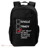 Single Taken White Crayon Backpack thumb 0