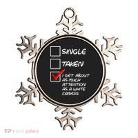 Single Taken White Crayon Ornament thumb 0