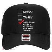 Single Taken White Crayon Hat thumb 0