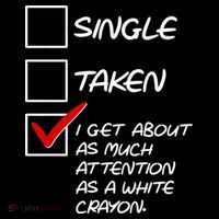 Single Taken White Crayon Kids Sweatshirt thumb 2