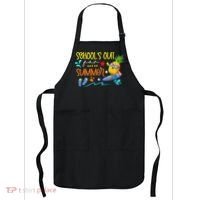 School Is Out For Summer Happy Last Day Of School Apron thumb 0
