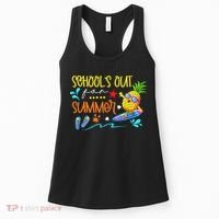 School Is Out For Summer Happy Last Day Of School Women's Tank Top thumb 0