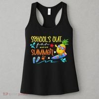 School Is Out For Summer Happy Last Day Of School Women's Tank Top thumb 3