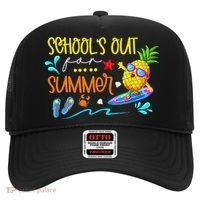 School Is Out For Summer Happy Last Day Of School Hat thumb 0