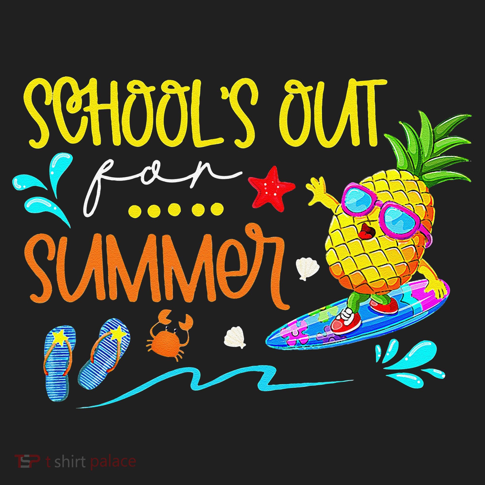 School Is Out For Summer Happy Last Day Of School Golf Towel