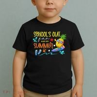 School Is Out For Summer Happy Last Day Of School Toddler T-Shirt thumb 2