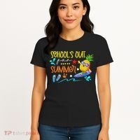 School Is Out For Summer Happy Last Day Of School Women's T-Shirt thumb 4