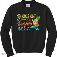 School Is Out For Summer Happy Last Day Of School Kids Sweatshirt thumb 0