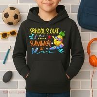 School Is Out For Summer Happy Last Day Of School Kids Hoodie thumb 2