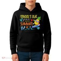 School Is Out For Summer Happy Last Day Of School Kids Hoodie thumb 4