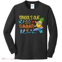 School Is Out For Summer Happy Last Day Of School Kids Long Sleeve Shirt thumb 0