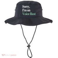 Sorry IM On Voice Rest Funny Vocal Bucket Hat thumb 0