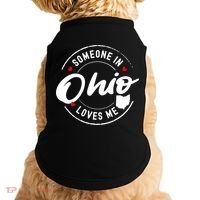 Someone In Ohio Loves Me Funny Gift Doggie Tank thumb 0