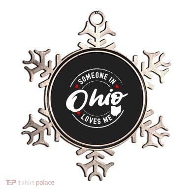 Someone In Ohio Loves Me Funny Gift Ornament