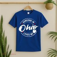 Someone In Ohio Loves Me Funny Gift T-Shirt thumb 2