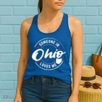 Someone In Ohio Loves Me Funny Gift Women's Tank Top thumb 2
