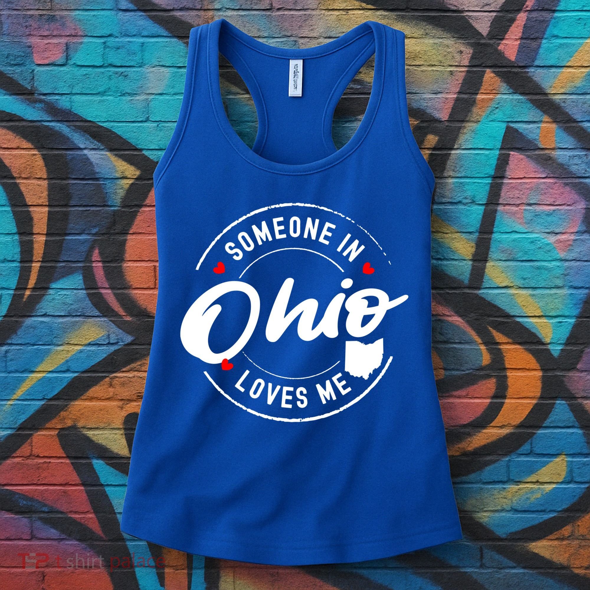 Someone In Ohio Loves Me Funny Gift Women's Tank Top