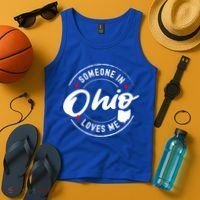 Someone In Ohio Loves Me Funny Gift Tank Top thumb 4