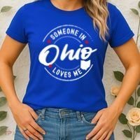 Someone In Ohio Loves Me Funny Gift Women's T-Shirt thumb 2
