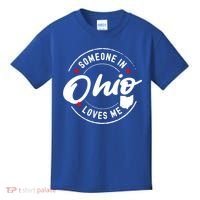 Someone In Ohio Loves Me Funny Gift Kids T-Shirt thumb 0