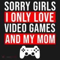 Sorry I Only Love Video Games And My Mom Backpack thumb 2