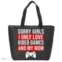 Sorry I Only Love Video Games And My Mom Tote Bag thumb 0