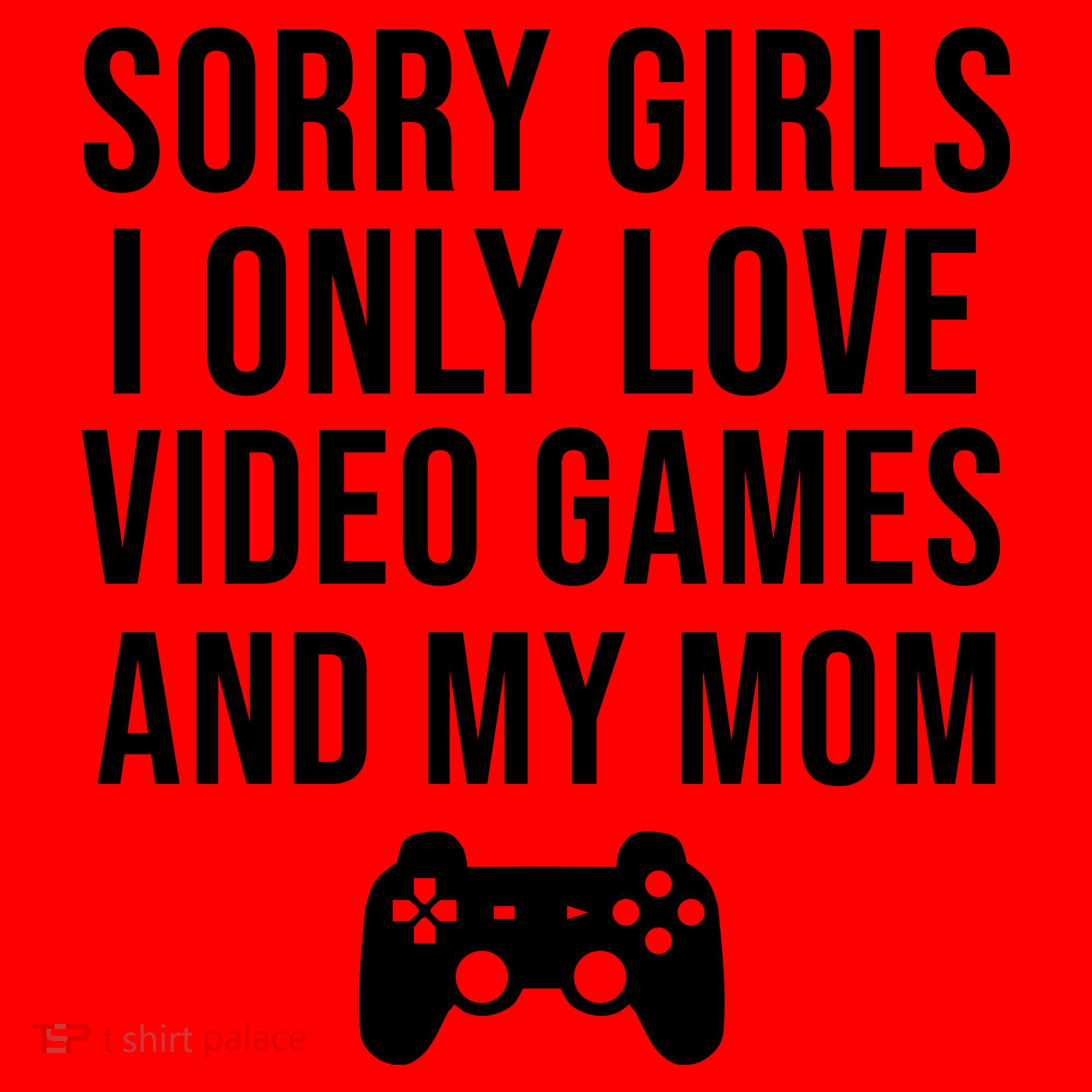 Sorry I Only Love Video Games And My Mom Santa Hat