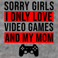 Sorry I Only Love Video Games And My Mom Women's Hoodie thumb 2