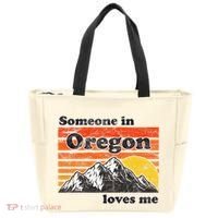 Someone In Oregon Loves Me Tote Bag thumb 0