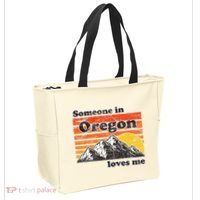 Someone In Oregon Loves Me Tote Bag thumb 2